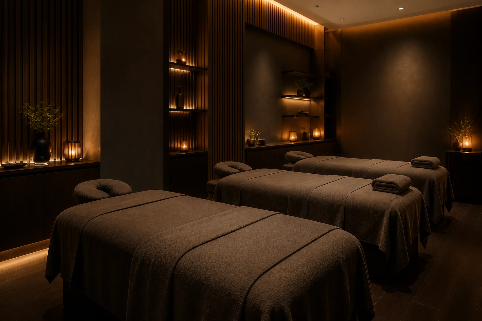Premium relaxation massage treatment in a tranquil room